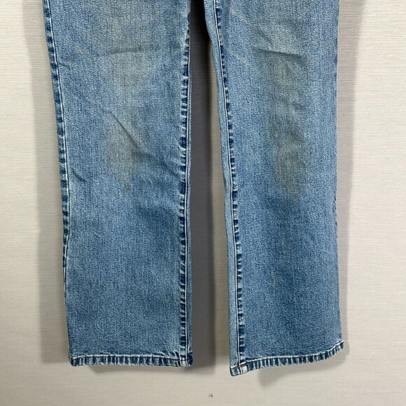 Lauren Jeans Co Ralph Lauren Womens 10 Cotton Stretch Straight Leg Pockets Logo - Picture 3 of 9